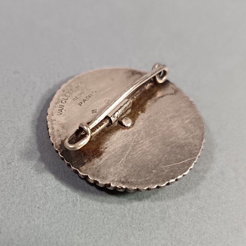 ENSEMBLE INSIGNES INFIRMIERE CRF CROIX ROUGE FRANCAISE INSIGNE EN ARGENT VAN CLEFF & ARPELLS